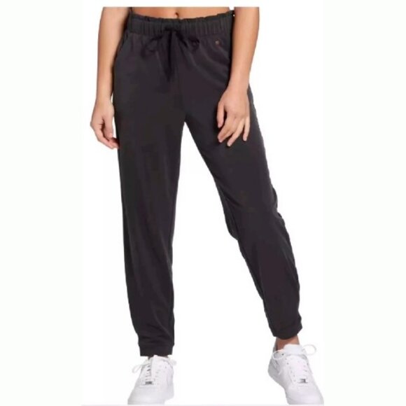 CALIA women's size small S Journey paperbag lounge activewear black jogger pants - Picture 1 of 12
